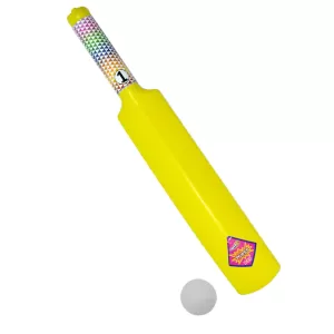 Plastic bat and ball cricket playing set for kids