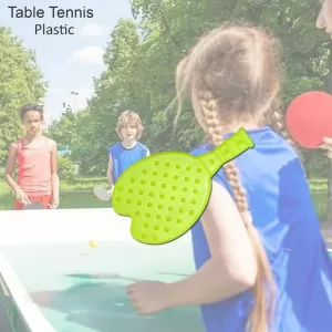 Plastic table tennis racquet with ball Perfect kids toy and game accessories