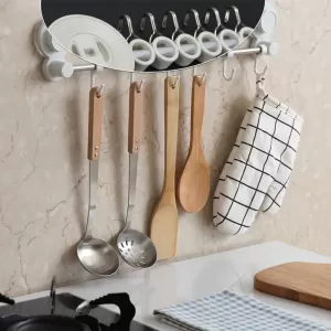 Wall essential adhesive wall hooks reusable utility wall hook for kitchen bedroom damage-free and home decor use hook 1pkt