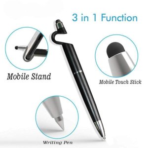 3 in 1 Stylus Pen Ballpoint Stylus Mobile Stand