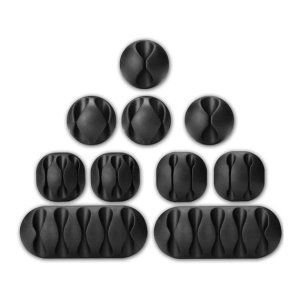 10 Pcs Cable Holder & Supporter for All Cables Cable Management Stands