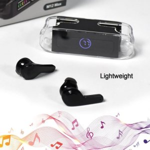 Bluetooth M12 Max Wireless Earphones with Touch Control