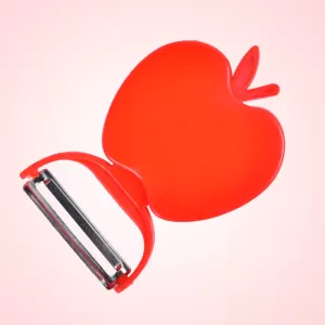 Apple shaped folding peeler vegetable peeler for kitchen home fruit peelers great for peeling potato all types of vegetable and fruit