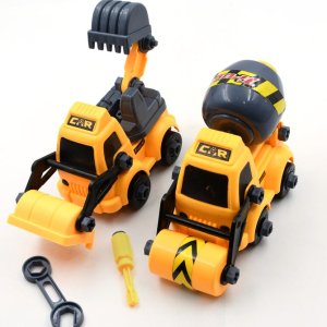 Engineering Vehicles Nut Assembly Toy Set for Kids