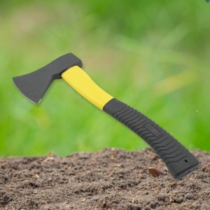Gardening Axe with Fiberglass Body & Rubberized Handle