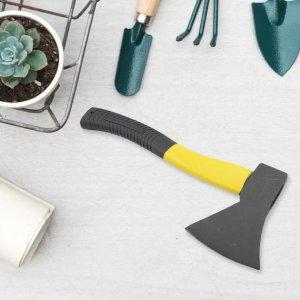 Gardening Axe with Fiberglass Body & Rubberized Handle