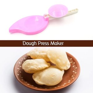 Manual Plastic Puri Maker Press Machine for Roti Chapati Thepla Unbreakable Dough Press