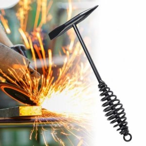 Welding Slag Removal Tool Chipping Hammer with Coil Spring Handle