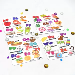 ABCD Toy Puzzle designed to engage and entertain children featuring a delightful pack of 4 puzzles
