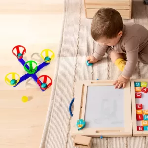 Awesome baskets and balls fun toy for kids with 5 basket and 5 balls.