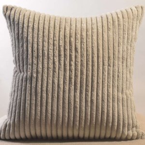 Soft Corduroy Throw Pillow Covers 16x16 Inch Pack of 1