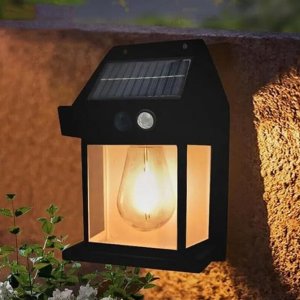 Solar Wall Lights Wireless Dusk to Dawn Lantern