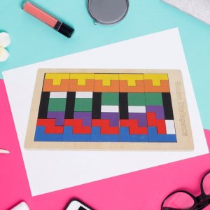 Wooden Blocks Puzzle: Educational Toy for Children