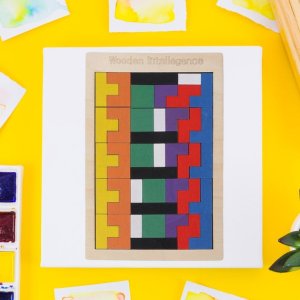 Wooden Blocks Puzzle: Educational Toy for Children