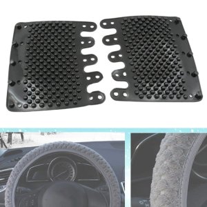 Silicon Car Massage Steering Cover 2 PC Set