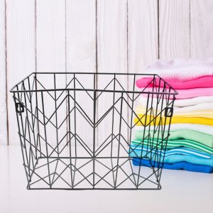 Multipurpose Metal Basket Organizer Modern Stylish Design