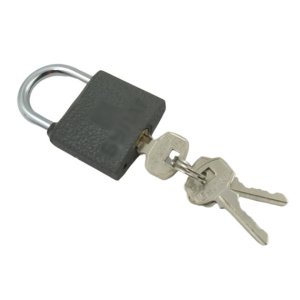 Iron Pad Lock Brass Core 3 Keys Home Dormitory Waterproof Antirust Outdoor Gate Shed Locks 37mm