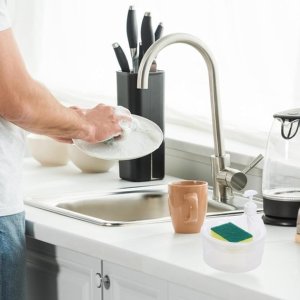 Double Layer Soap Dispenser and Sponge Holder