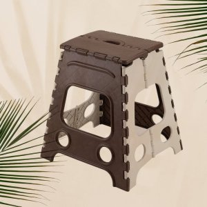 18 Inch Folding Stool Non Slip Holds up to 95 kg