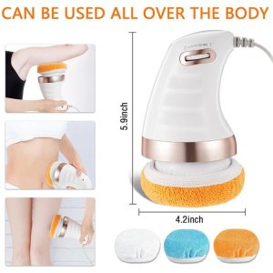 Body Massager Shaping Machine Electric Handheld Massager with 3 Washable Pads
