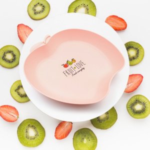 Apple Shape Plate for Kids BPA Free Snack Plate