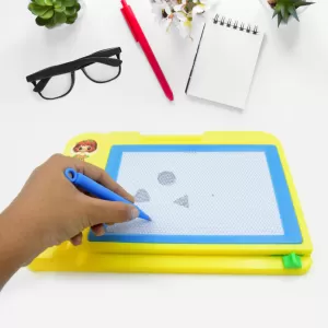 Children Magic Slate Pen Doodle Pad  Erasable Drawing Board for Easy Learning Kids Gift Toy for Magnetic Painting  1 PC Mix Color