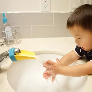Faucet Extender for Easy Hand Washing  Silicone Sink Handle Extender Fun and  Cute Duck Mouth Design 1 PC