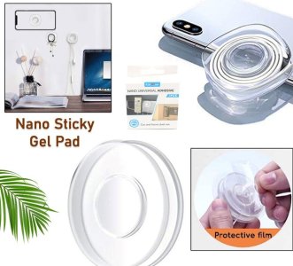 Multi Purpose Super Gel Pads Nano Gripping for Any Surface