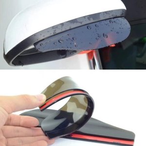 Car Rearview Mirror Rain Protectors Flexible Eyebrow Covers