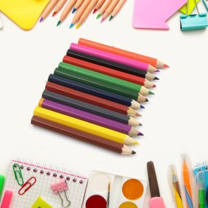 13PCS Colored & Watercolor Pencils Set with Sharpener