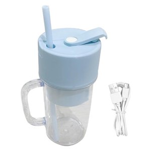 Portable 2 in 1 Crusher Juicer USB Rechargeable Compact Mixer