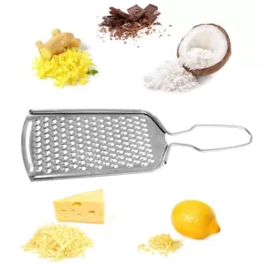 High Quality Stainless Steel Grater  Ideal for Nutmeg Cheese  Citrus Zest  Zester Grater