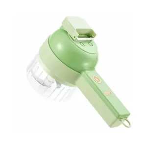 4 in 1 Handheld Electric Vegetable Cutter Set  Mini Chopper Food Processor