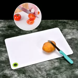 Durable Plastic Cutting Board for Kitchen  Fruit and Vegetable Chopping Board