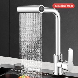 360° Rotation Waterfall Kitchen Faucet
