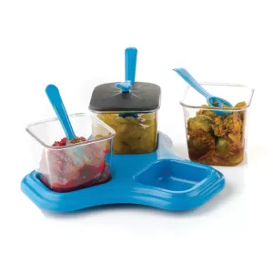 Versatile 3 PC Dining Set Perfect for Serving Food and Sweet Dishes in Household and Office Settings