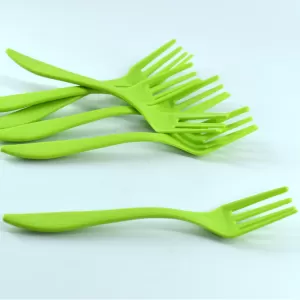 Small Plastic 6pc Serving Fork Set for Kitchen  Durable and Versatile