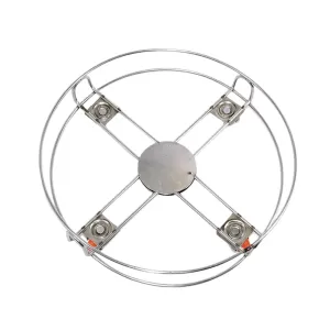 Stainless Steel Gas Cylinder Trolley with Wheels  LPG Cylinder Roller Stand