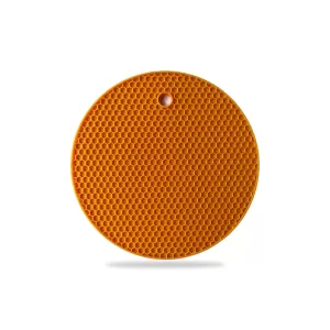 Heat Resistant 4 PC Silicon Hot Mat  Protect Surfaces No Visible Marks