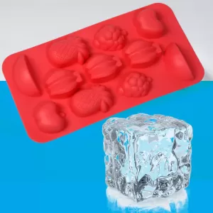 Fruit Theme Silicone Fondant Mold  Ice Cube and Chocolate Mold  11 Cavity Tray for Home Kitchen Tool