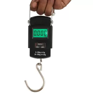Buy Digital Portable Hook Type Weighing Scale 50 kg Multicolor