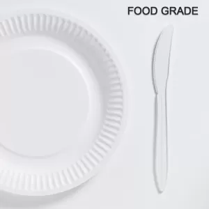 Reusable Plastic Knives  Ideal for Birthday Parties Camping Catering Pack of 3