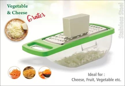 High Quality Cheese Grater Slicer and Chopper with Stainless Steel Blades