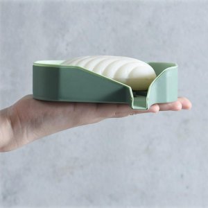 Adhesive Wall Mounted Soap Dish Soap Holder Easy Cleaning