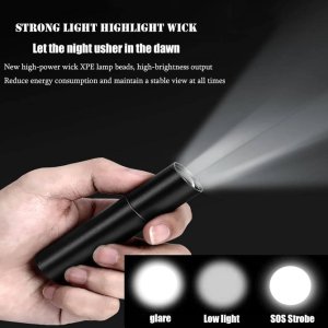 Rechargeable Zoomable USB Torch