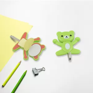 Strong Self Adhesive Wall Hooks for Home Decor  Heavy Duty and  Multi Purpose 2 Pc Set