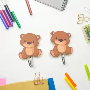 Multipurpose Strong Self Adhesive Hooks for Wall  Heavy Plastic Sticky Household Decorative Hooks