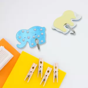 Multipurpose Strong Self Adhesive Hooks for Wall  Heavy Plastic Sticky Household Decorative Hooks