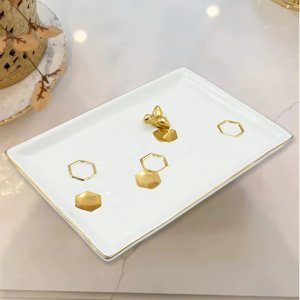 Ceramic Square Plate for Kitchen and Home Decoration
