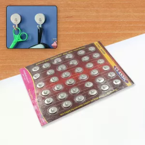 Multipurpose Small Stainless Stee Wall Hanging Hook 36 PC Set